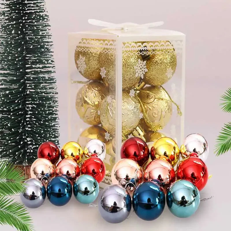イベント・クリスマス装飾｜デコレーションボール12個セット