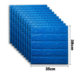 【DIY用】レンガ風ステッカー 35x38cm(10pcs）