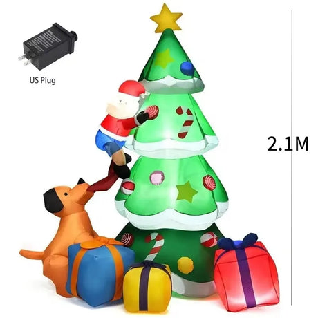 イベント・クリスマス装飾｜LED インフレータブル クリスマスツリー 2.1m