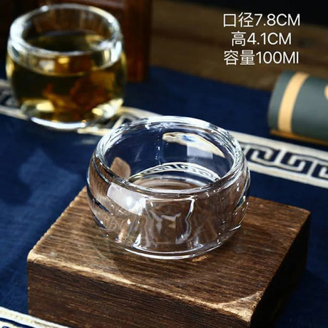 |イベント・ノベルティ用品 |レンジ可！クリスタルガラスティーカップ | 100ml