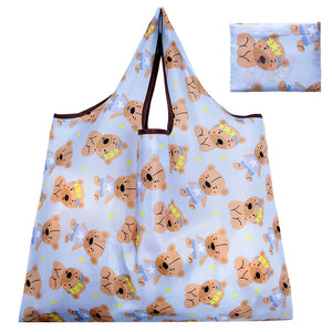|ノベルティ用品 | コンパクト収納 プリントエコバッグ | 65cm×55c