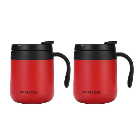 |イベント・ノベルティ用品 |二重壁断熱ステンレス製フタ付きマグカップ | 350/500ml