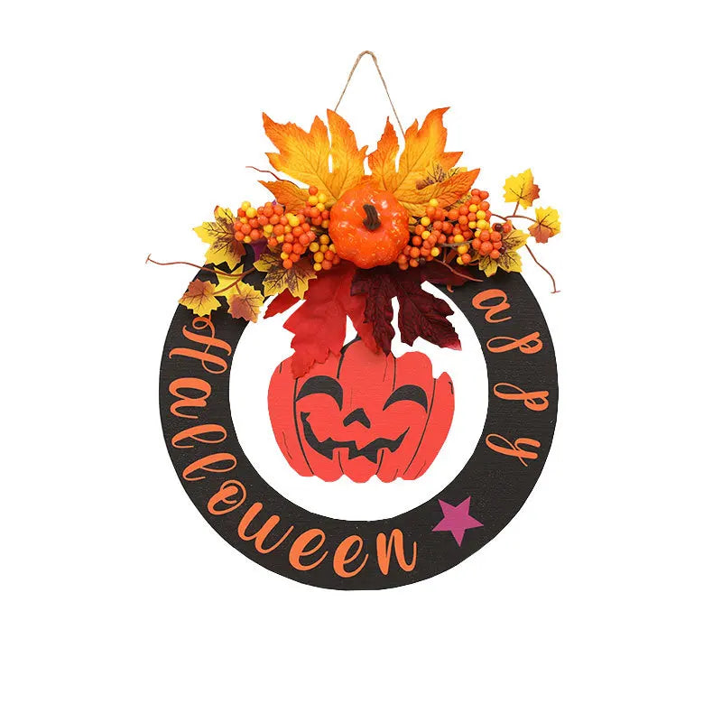 イベント・ハロウィングッズ｜パンプキン＆メープルリーフガーランド