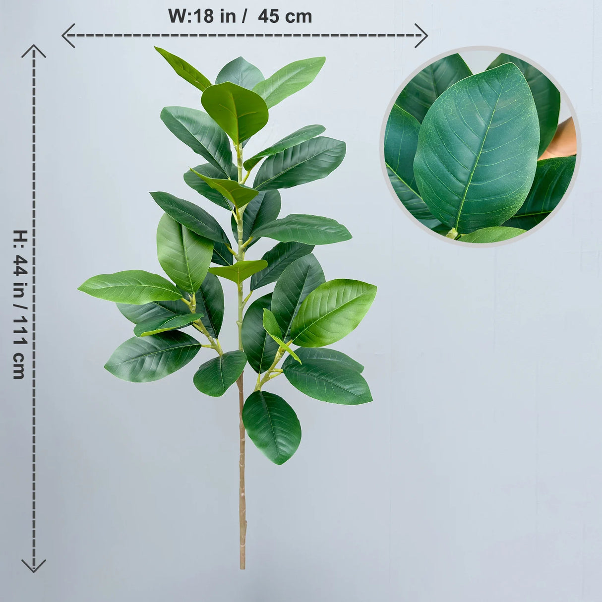 大型人工植物 フィカスツリー 40～145cm｜フェイクフィドルリーフ フィグ グリーンプラント インテリア装飾 オフィス・ウェディング向け