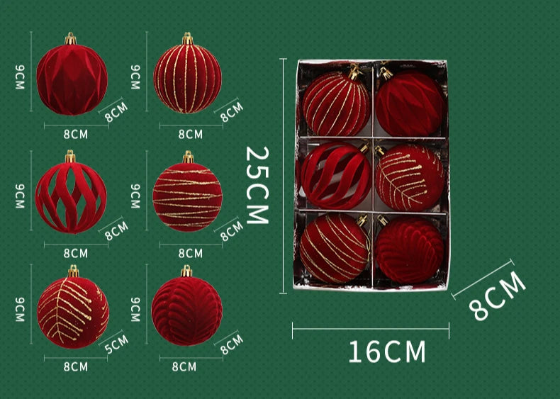 イベント・クリスマス装飾｜クリスマスツリー用カラフル装飾ボールセット