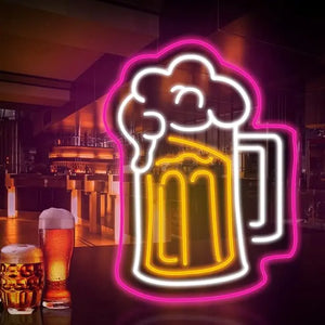 ビールLEDネオンサイン（ネオン看板） USB電源