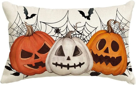 イベント・ハロウィングッズ｜リネンクッションカバー30x50cm