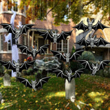 イベント・ハロウィン装飾｜コウモリデコレーションステッカー(10枚入)