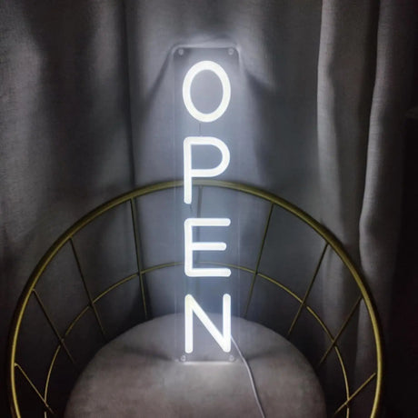OPEN　縦LEDネオンサイン
