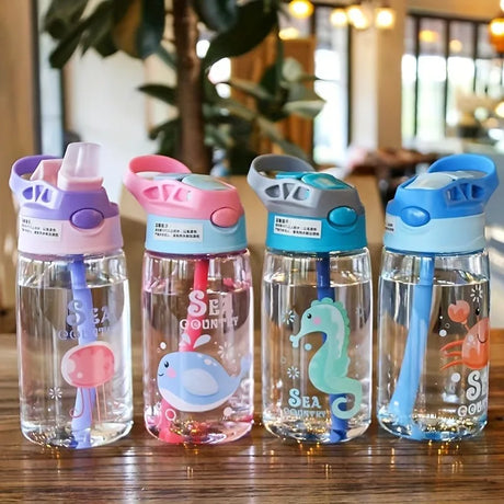 |イベント・ノベルティ用品 | 漏れ防止 子供用ストロー付きカップ | 480ml