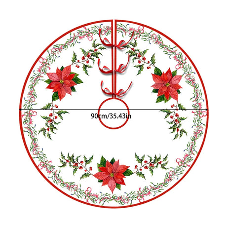 イベント・クリスマス装飾｜クリスマスツリースカート ジンジャーブレッド