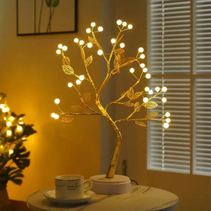 イベント・クリスマス装飾｜USB/電池対応LED卓上ツリーランプ