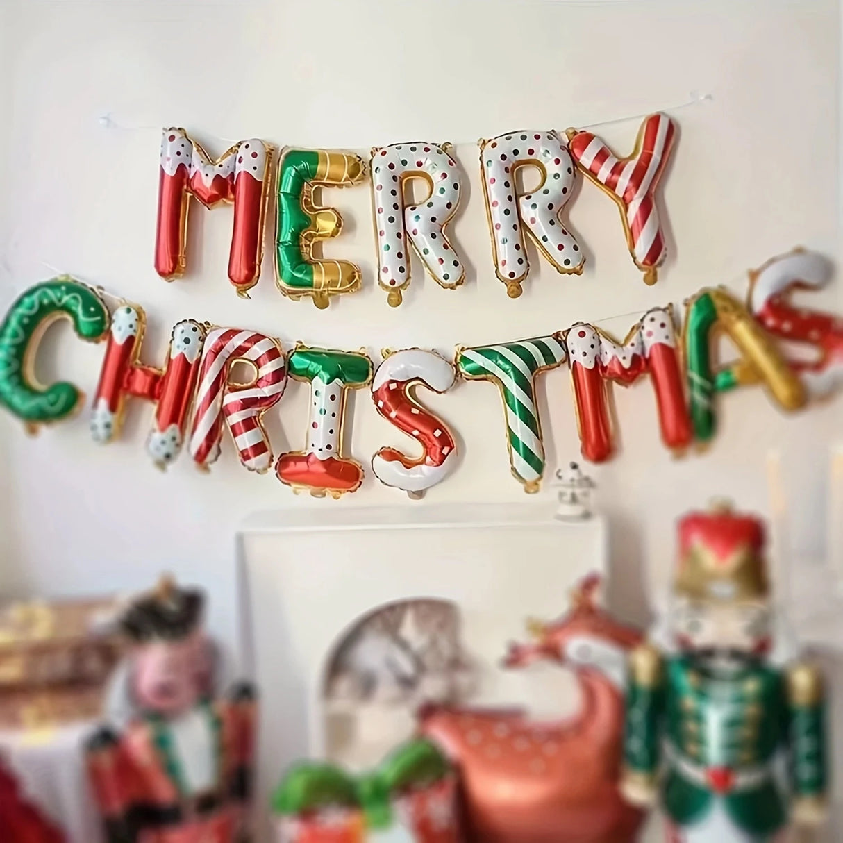 イベント・クリスマス装飾｜クリスマスレター アルミフィルムバルーン