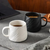 |イベント・ノベルティ用品 |電子レンジ対応セラミックマグカップ 黒白| 550ml