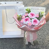 手作りかぎ針編みの花束 母の日ギフト