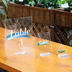 イベント・結婚式装飾｜アクリルカードホルダー ウェディング用スタンド