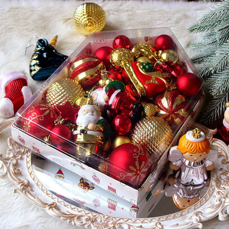 イベント・クリスマス装飾｜72個 クリスマスツリーオーナメントセット