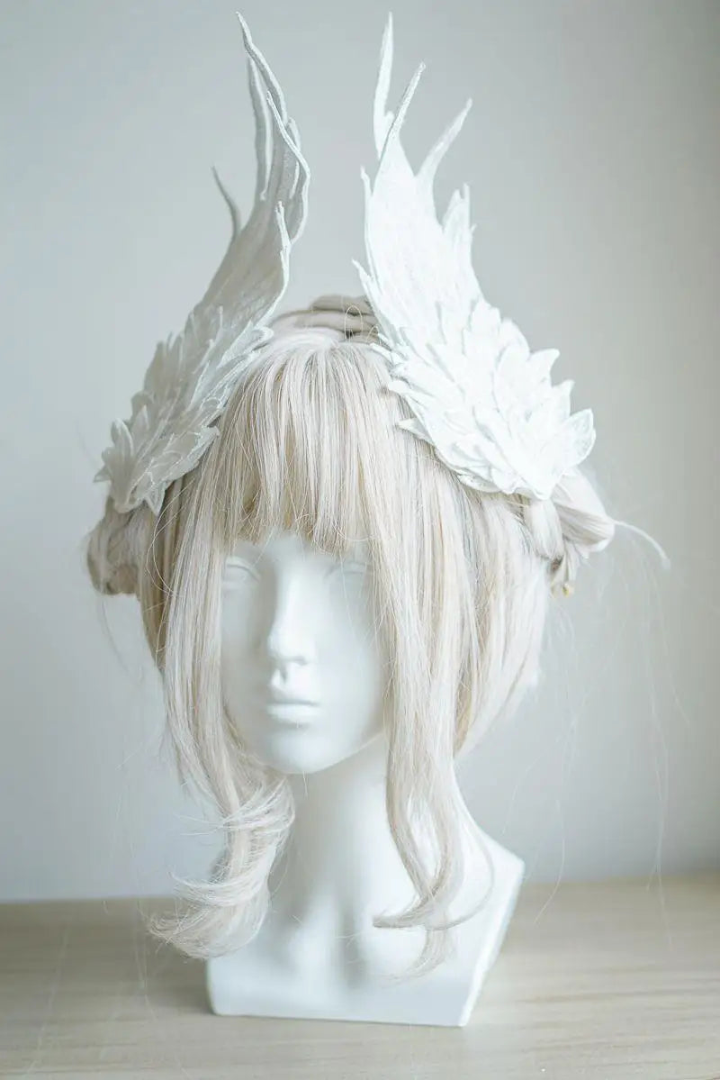 イベント・ハロウィングッズ｜エンジェル風ヘアクリップ
