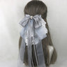 イベント・ハロウィングッズ｜メイド風 特大リボンヘアアクセサリー