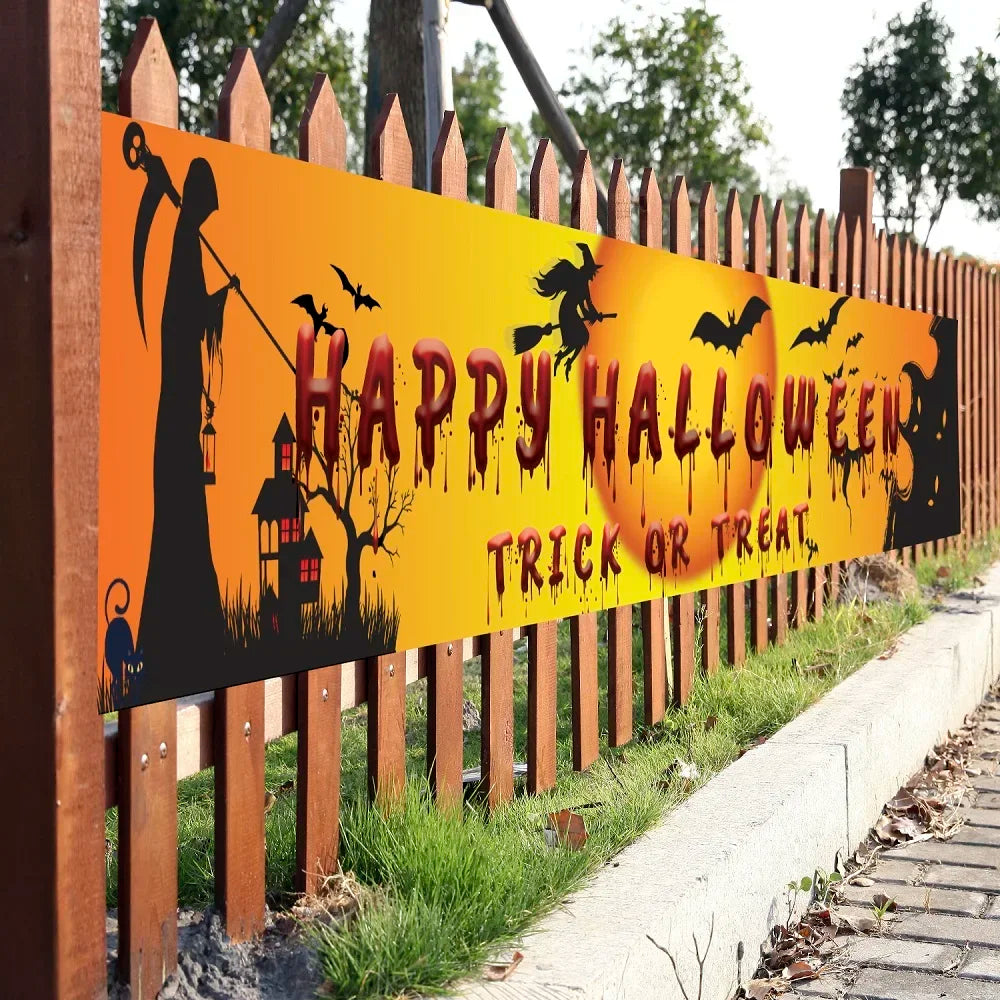 イベント・ハロウィングッズ｜血まみれコウモリ吊り下げバナー