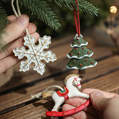 イベント・クリスマス装飾｜ヴィンテージ調 サンタクロースオーナメント