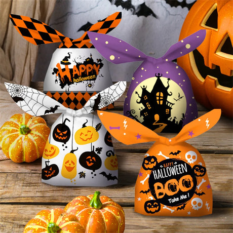 イベント・ハロウィングッズ｜ギフトバッグ 50個セット キャンディ用