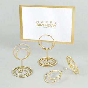 イベント・結婚式装飾｜金属製プレースカードホルダー 10個セット