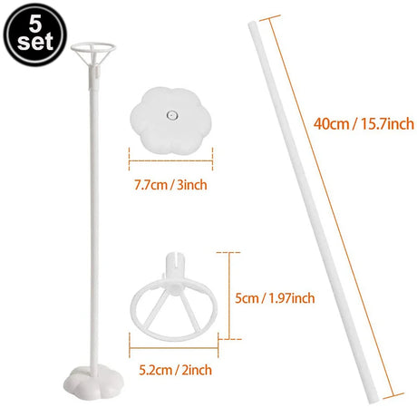 【イベント・クリスマス装飾】透明バルーンデコレーション用アイテムセット(34c/38c/45c)