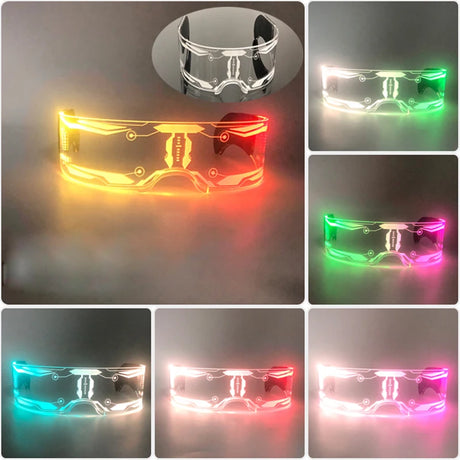イベント・ハロウィングッズ｜パーティー用 LEDライトで光る！メガネ
