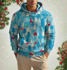 イベント・クリスマスグッズ｜クリスマス柄プリントパーカー(S～5XL)