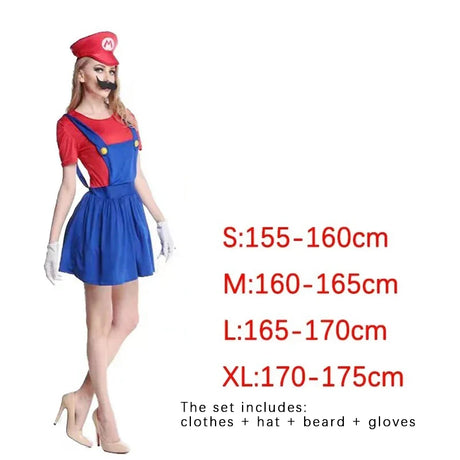 イベント・ハロウィングッズ｜マリオ＆ルイージ 仮装セット（S/M/L/XL）