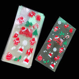 イベント・クリスマス装飾｜ギフト用 ビニール製バッグ (50枚セット)