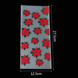 イベント・クリスマス装飾｜ギフト用 ビニール製バッグ (50枚セット)