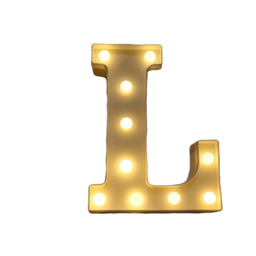 【LED装飾】LEDライト・デコレーションライト（ハート/アルファベット/数字）
