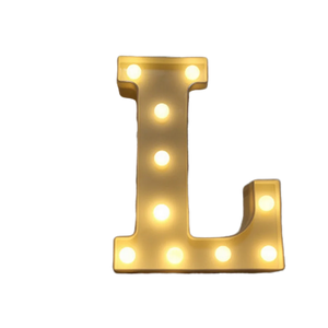 【LED装飾】LEDライト・デコレーションライト（ハート/アルファベット/数字）