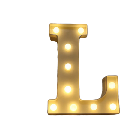 【LED装飾】LEDライト・デコレーションライト（ハート/アルファベット/数字）