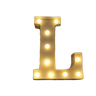 【LED装飾】LEDライト・デコレーションライト（ハート/アルファベット/数字）
