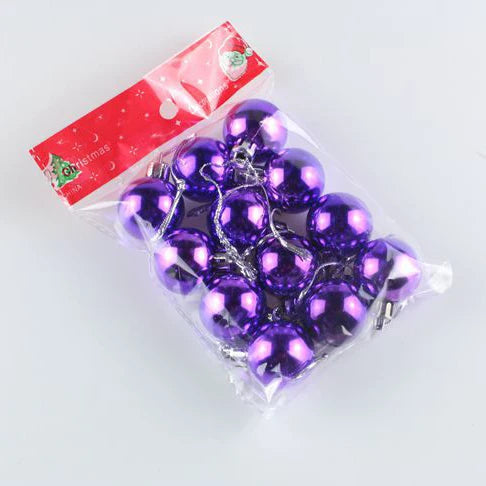 イベント・クリスマス装飾｜ボールオーナメント12個セット