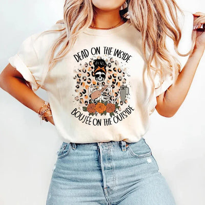 イベント・ハロウィングッズ｜ハロウィン スカル柄Tシャツ（M～3XL）｜誉PRINTING