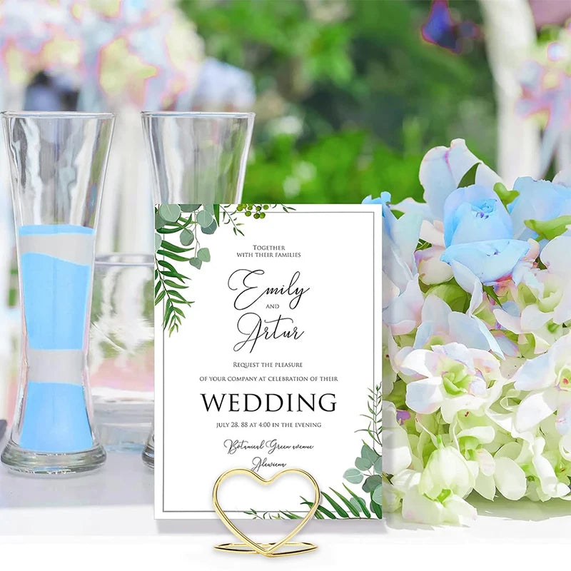 イベント・結婚式装飾｜ハート型プレースカードホルダー 30/10個セット