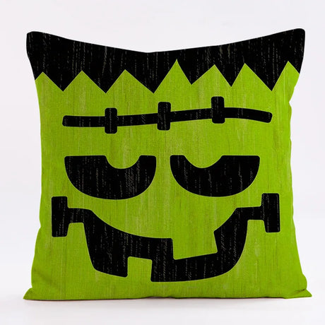 【イベント・ハロウィングッズ】ハロウィン柄クッションカバー 45×45cm