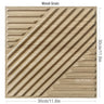 【DIY用】３D幾何学柄 石膏壁面風ステッカー(12pcs）