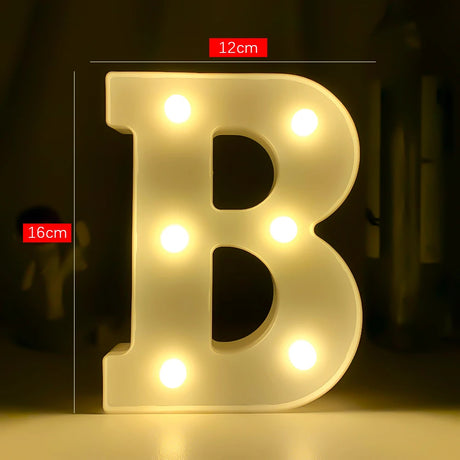 LEDナイトライト 【アルファベット・数字型】（乾電池式）