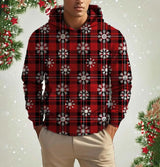 イベント・クリスマスグッズ｜クリスマス柄プリントパーカー(S～5XL)
