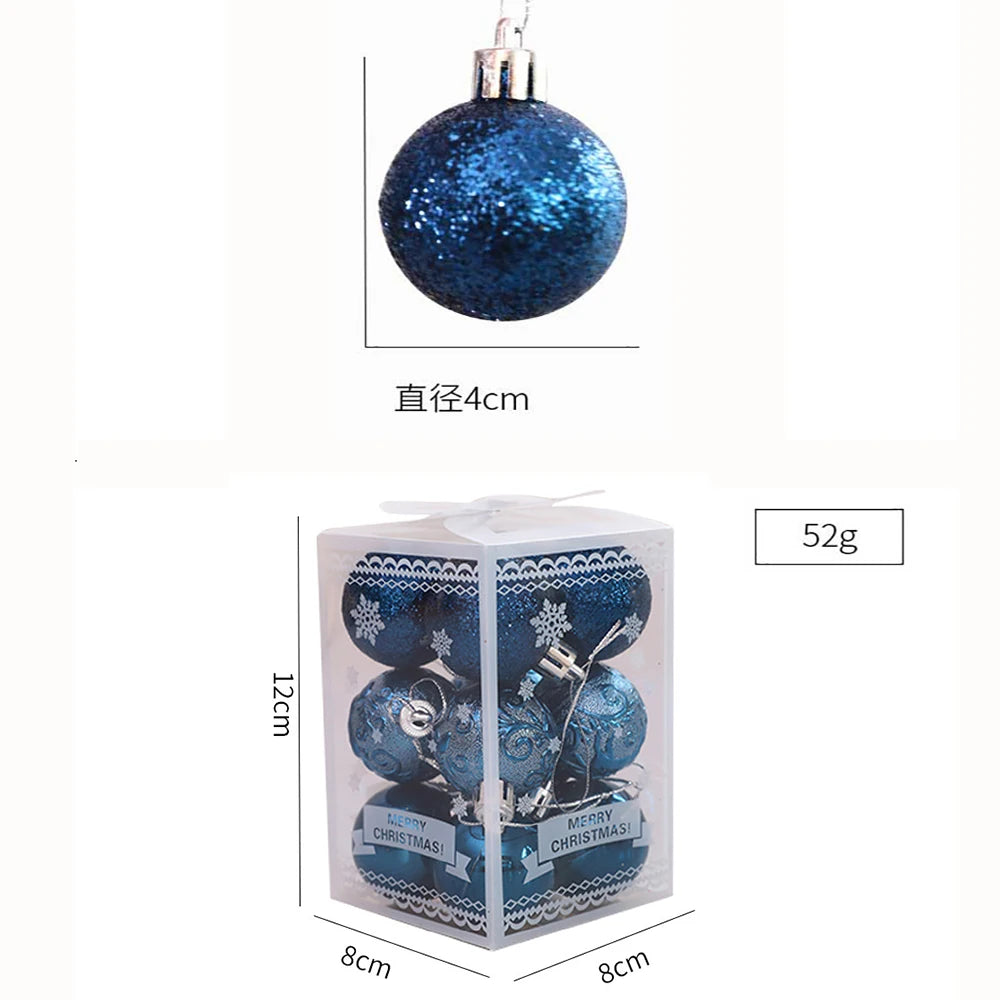 イベント・クリスマス装飾｜デコレーションボール12個セット