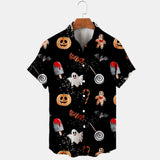 イベント・ハロウィングッズ｜ディズニーミッキー柄シャツ(S～5XL)