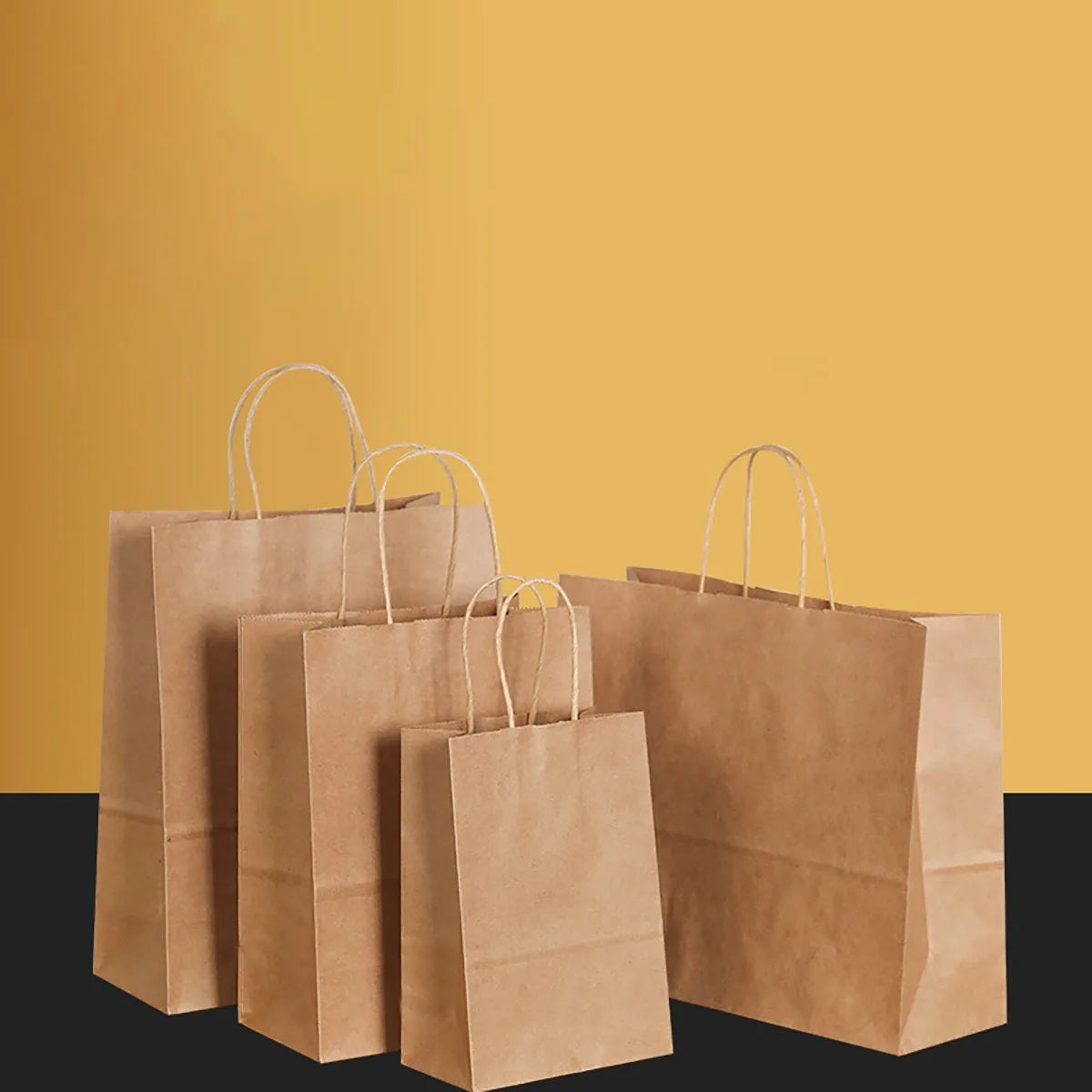 |ノベルティ用品 | クラフト紙ギフトバッグ  10個セット