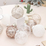イベント・クリスマス装飾｜8cm PETボールオーナメント6個セット