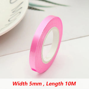 イベント・バルーン装飾 | クラフト用サテンリボン5mm | 10m巻