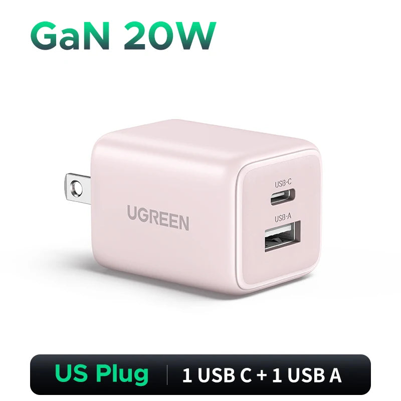 | イベント・ノベルティー用品 |  ミニ USB-C 充電器２ポート/20W